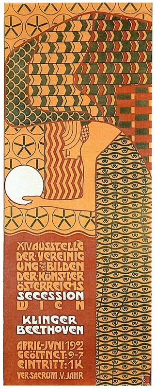 bedroom decor ideas Vienna Secession, XIV Exhibition,1902  art poster