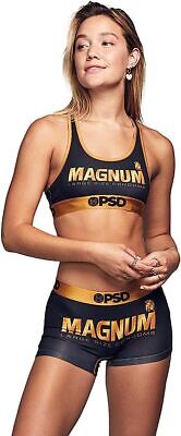 PSD Underwear Womens Athletic Fit Boy Short - Black/Trojan Magnum BLK-M