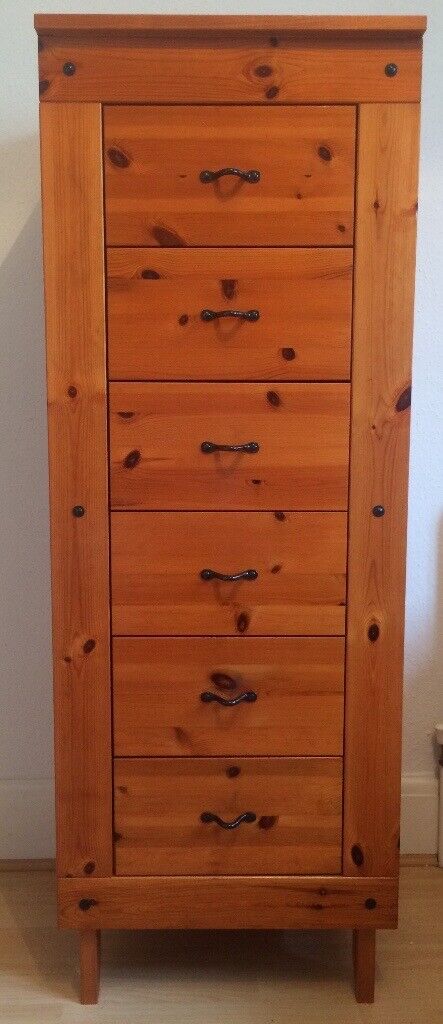 Solid wood tall chest of drawers | in Southampton, Hampshire | Gumtree