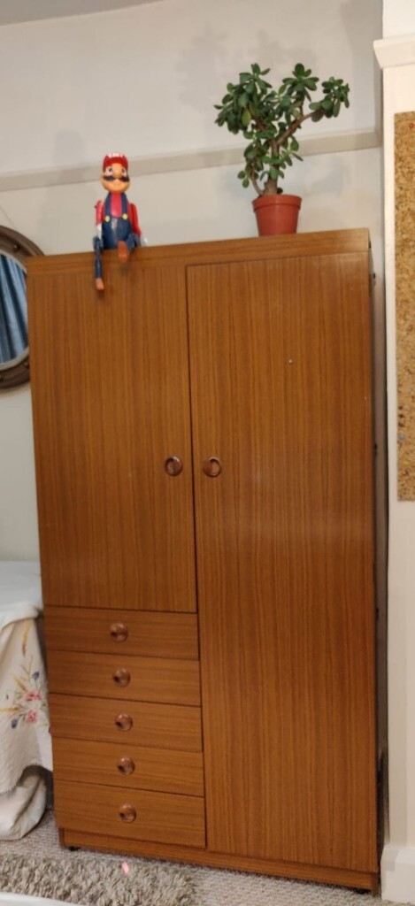 Wardrobe By Schreiber 1970s Free Vintage Retro Small Good