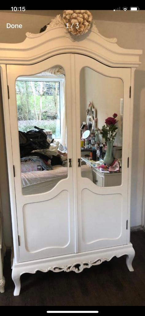 White French Style Wardrobe Sold In Pill Bristol Gumtree