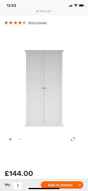 2 X White Isabella Wardrobes In Bognor Regis West Sussex Gumtree