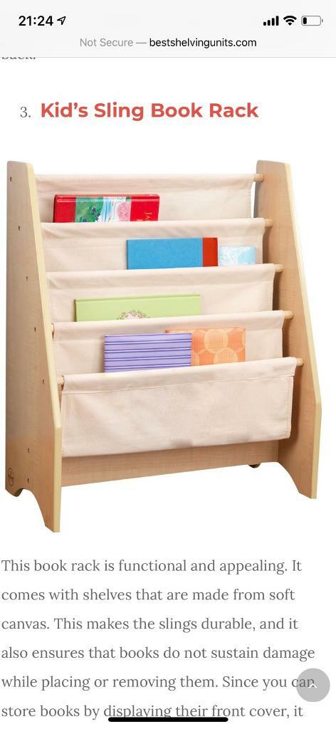sling bookcase. brilliant condition in newtownabbey