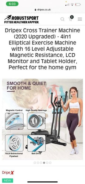 Elliptical Bike for sale in UK | 38 used Elliptical Bikes