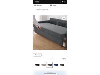 IKEA FRIHETEN Grey Sofa Bed 