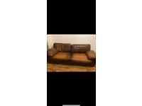 2 or 3 seater leather sofa - free delivery or collection