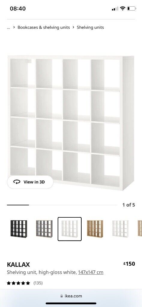Ikea Kallax Series White Cube Shelving, What Are The Ikea Storage Cubes Called