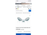 Garden table and chairs for Sale | Outdoor Settings & Furniture | Gumtree