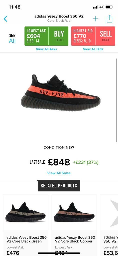 $19 Adidas YEEZY 350 Boost Pirate Black Review ioffer