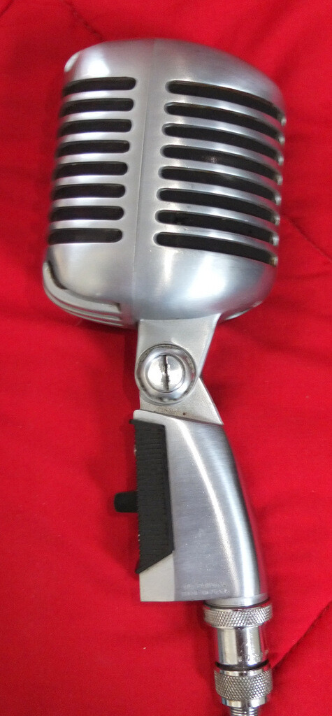 Vintage SHURE 55SW Dynamic Microphone ~ Refurbished ~ Working