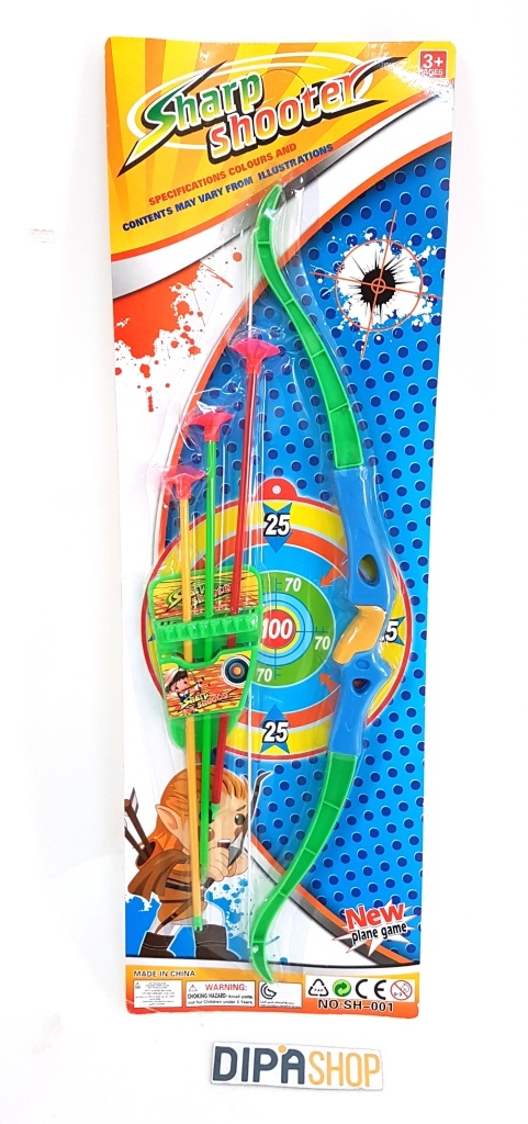 Sharp Shooter Arco Con Frecce Arciere Gioco Giocattolo Bambino Bimbo sar