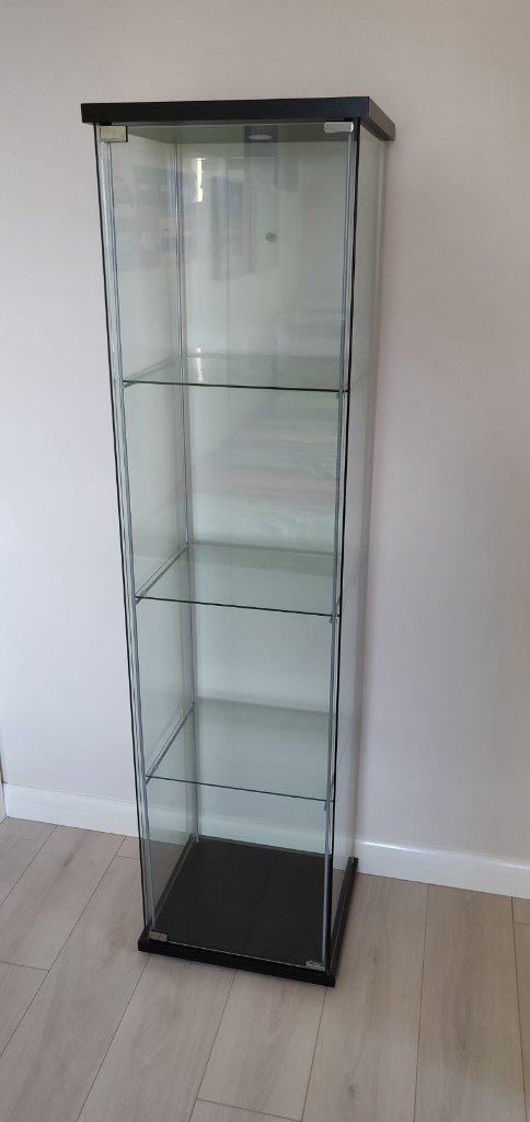  Ikea  DETOLF Glass door display cabinet in Newtownards 