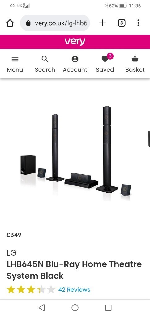 Dvd Home Theater Lg Lhb645n Lg Lhb645n Home Theatre System