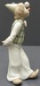 Vintage Casades Porcelain Clown Figurine Balancing Ball On Nose 9.5