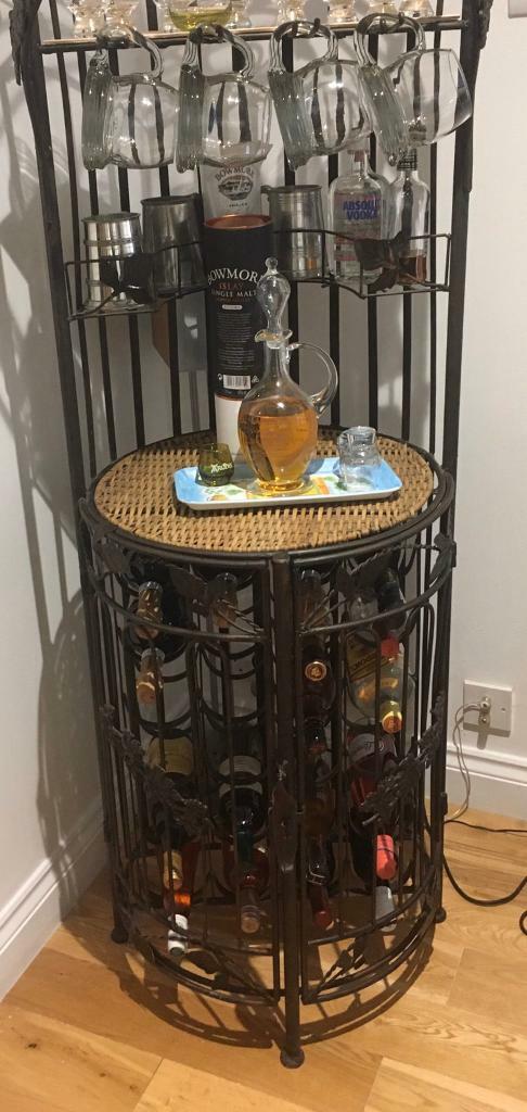 Wrought iron drinks cabinet | in Ayr, South Ayrshire | Gumtree