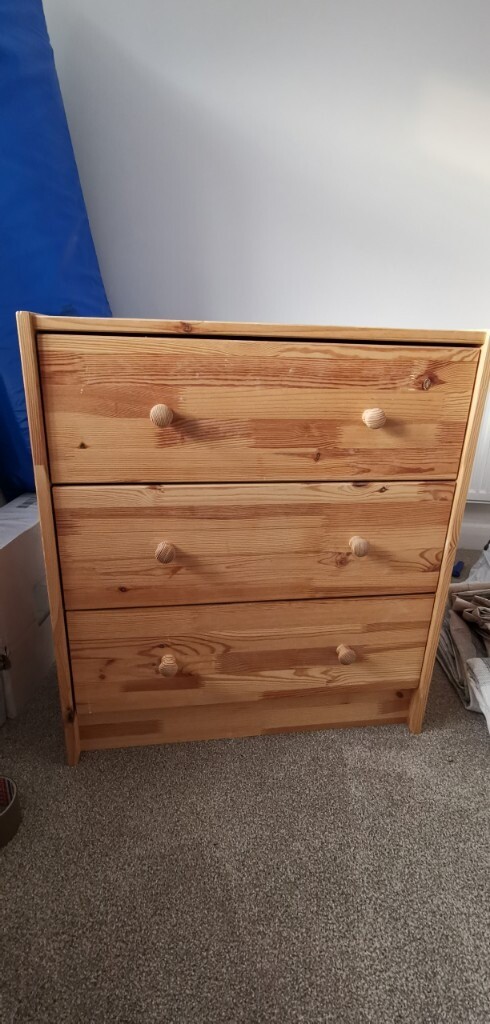 Ikea Rast Chest Of 3 Drawers Pine 62x70 Cm In Dibden Purlieu