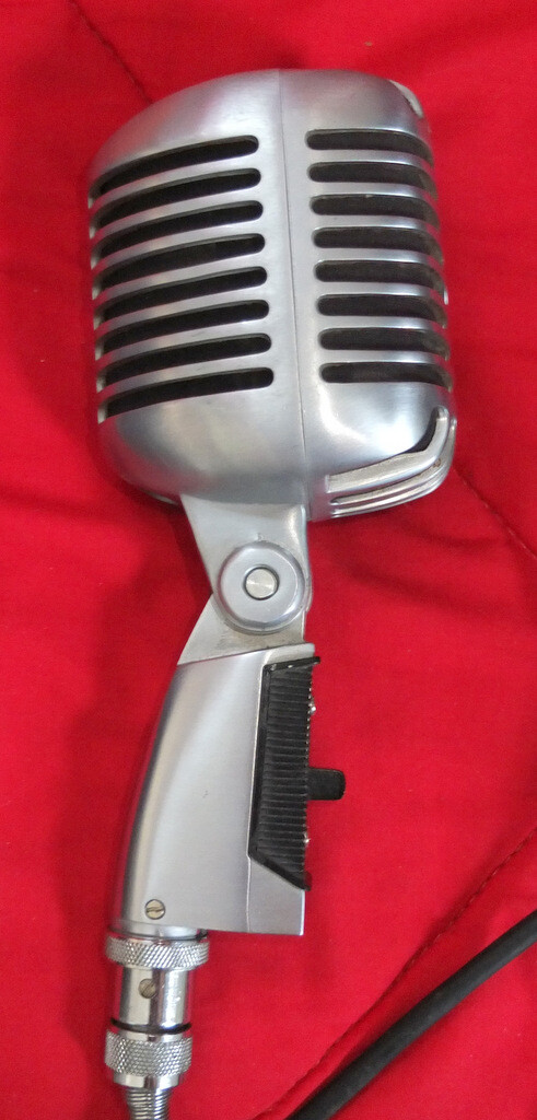 Vintage SHURE 55SW Dynamic Microphone ~ Refurbished ~ Working