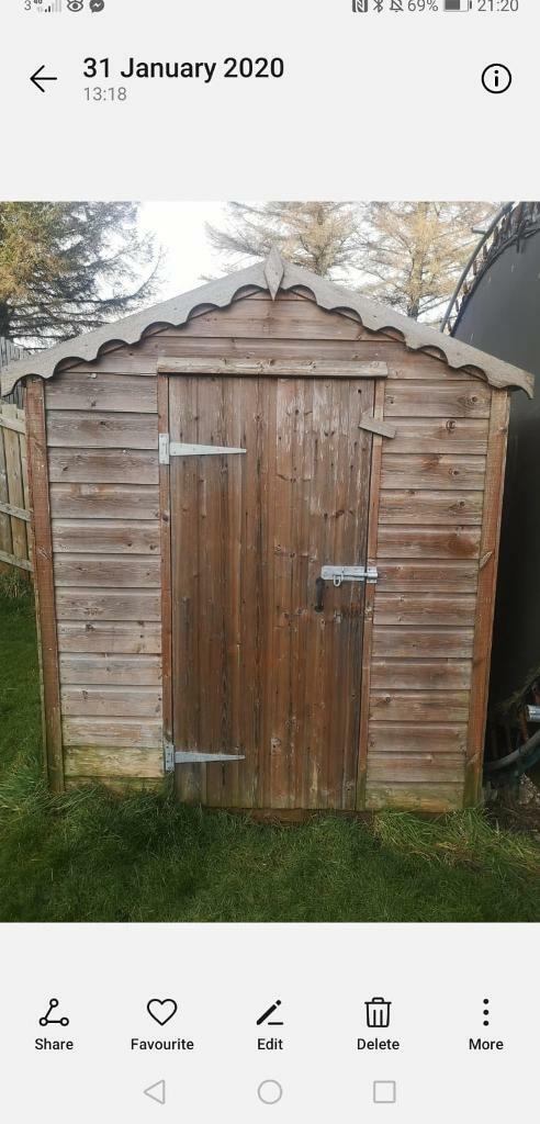8 x 6 wooden shed at kintore | in Peterhead