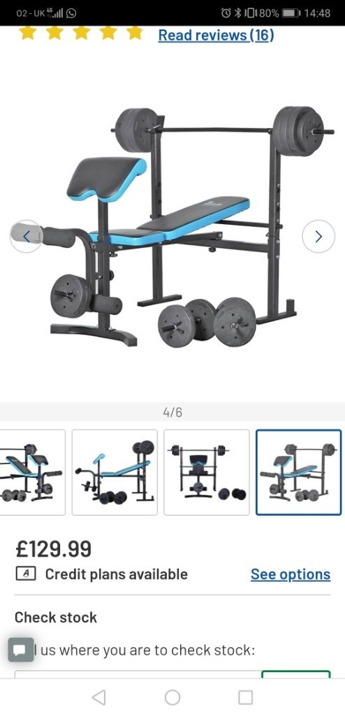 Marcy Weights Bench Multi Gym In Stoke On Trent Staffordshire