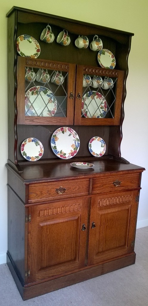 Dark Oak Welsh Dresser Oak Dresser Two Door