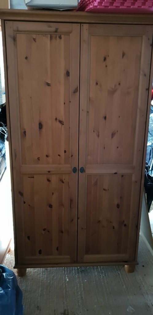 Two Ikea Leksvik Wardrobes In Rogerstone Newport Gumtree