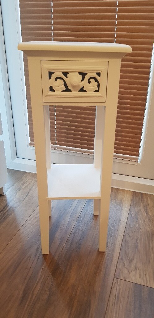 Small White Console Table With Drawer In Broughty Ferry Dundee