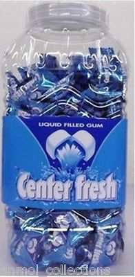 178 pieces CENTER FRESH CHEW GUM FILLED WITH SUGAR LIQUID MOUTH REFRESHNER 