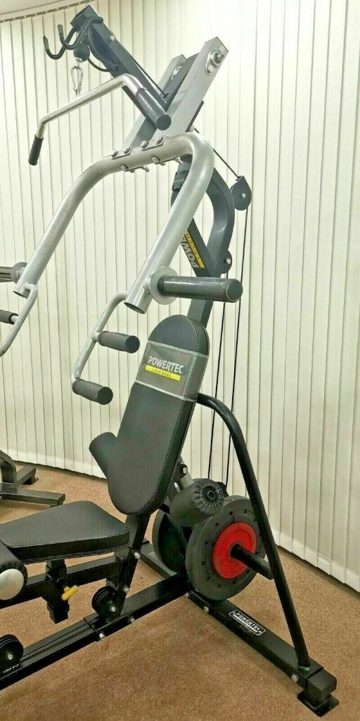 Powertec leverage multi gym with olympic weights in Northampton