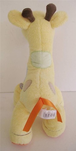 Carters Just One You Plush Musical GIRAFFE Motion Yellow Brahms Lullaby