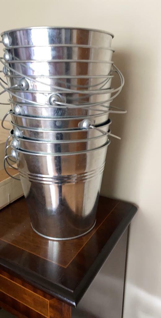 Silver buckets X10 in Lisburn, County Antrim Gumtree