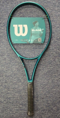 Wilson Blade 100L V9 Tennis Racket Free Strings + Stringing 4 1/4'' Grip #2