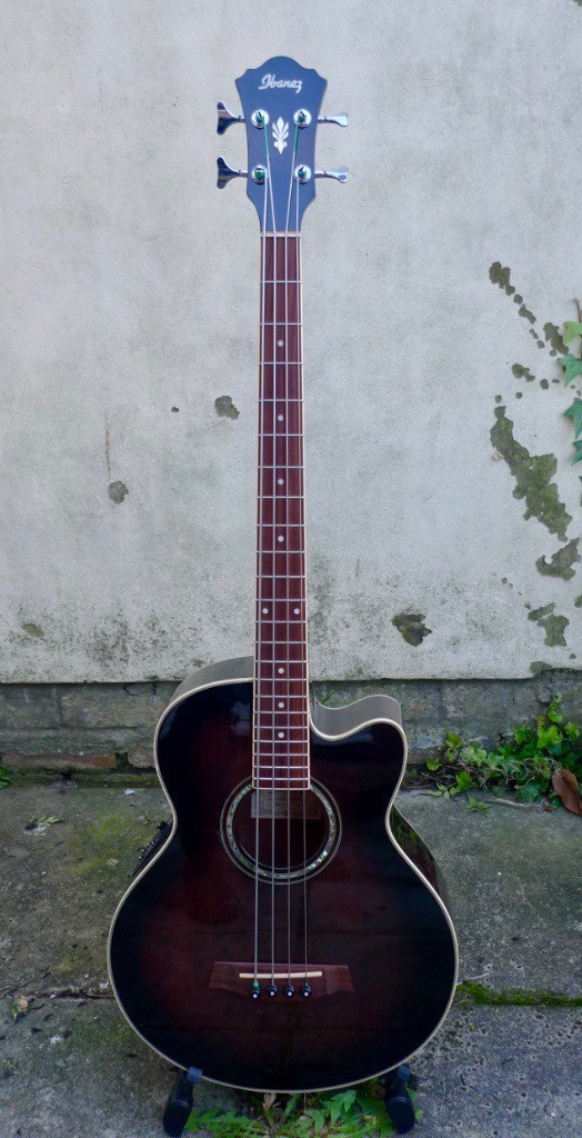Ibanez AEB10 Acoustic Bass with Internal Pickup, EQ and Tuner in