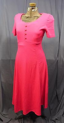 Vintage Worthington Pink Polyester Dress Size 6