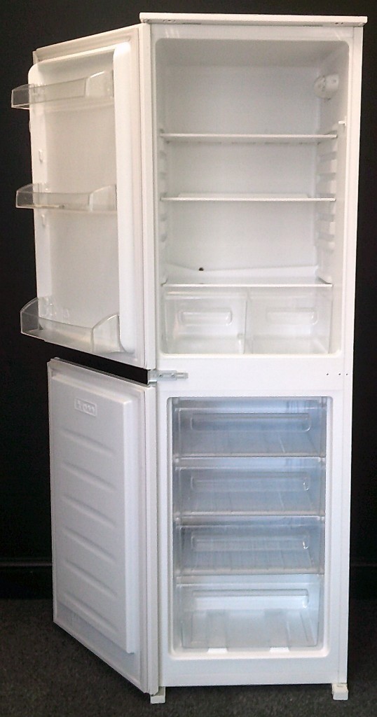 CURRYS USED BUILTIN FRIDGE FREEZER + FREE BH ONLY POSTCODES DELIVERY