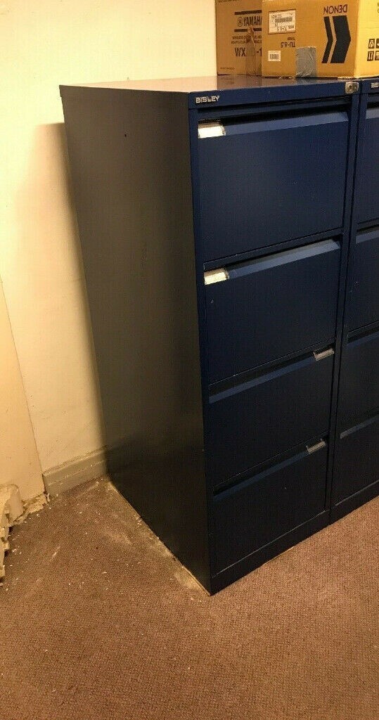 office metal filing 4 drawers BLUE in Croydon, London Gumtree