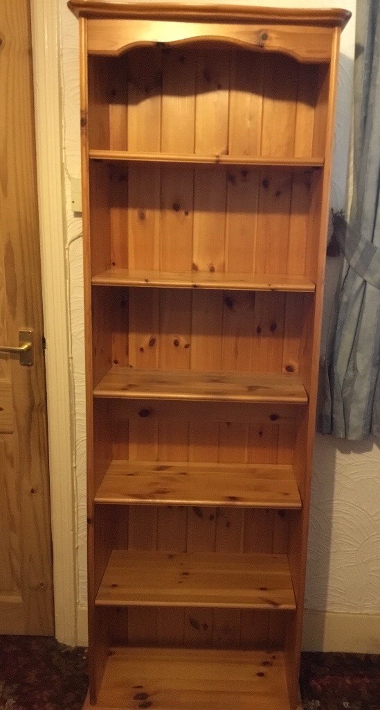 Honey pine bookcase in StokeonTrent, Staffordshire Gumtree