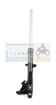 Stem Gabel rechts mit Mantel Original-Malaguti Drakon 50 Black 12051703