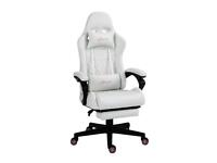White reclining office/ gaming chair 