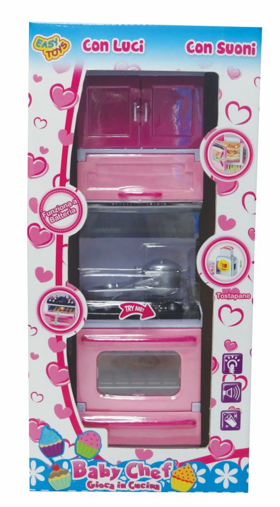 Baby Chef Gioca In Cucina Forno Giocattolo Bambina Gioco dfh