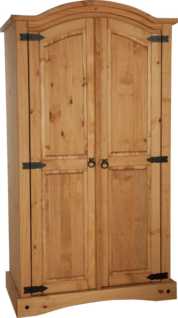 Ex Display Argos Home Puerto Rico 2 Door Wardrobe Light Pine