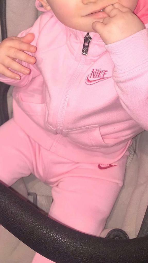 nike baby tracksuit girl