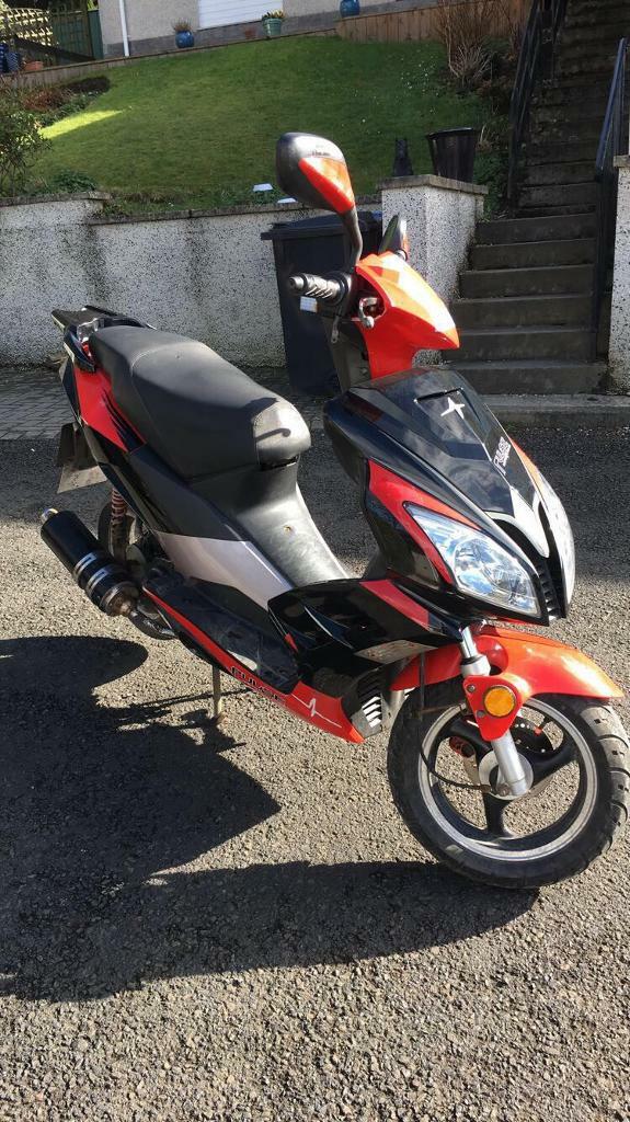 four stroke moped