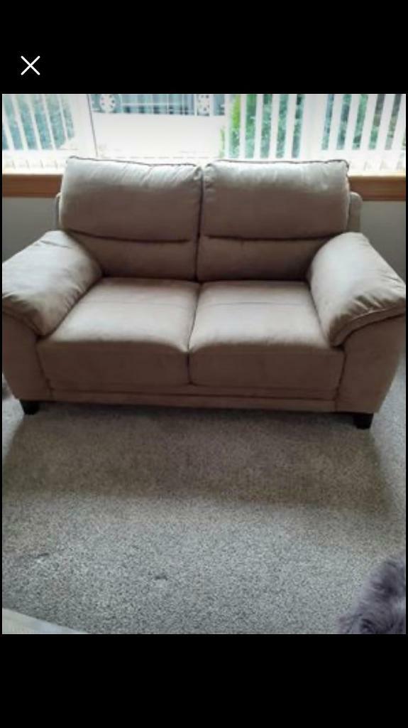3, 2 & 1 SCS mushroom coloured Sofa only months old in Turriff