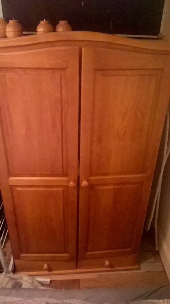 Second Hand Pine Wardrobe In Shaftesbury Dorset Gumtree