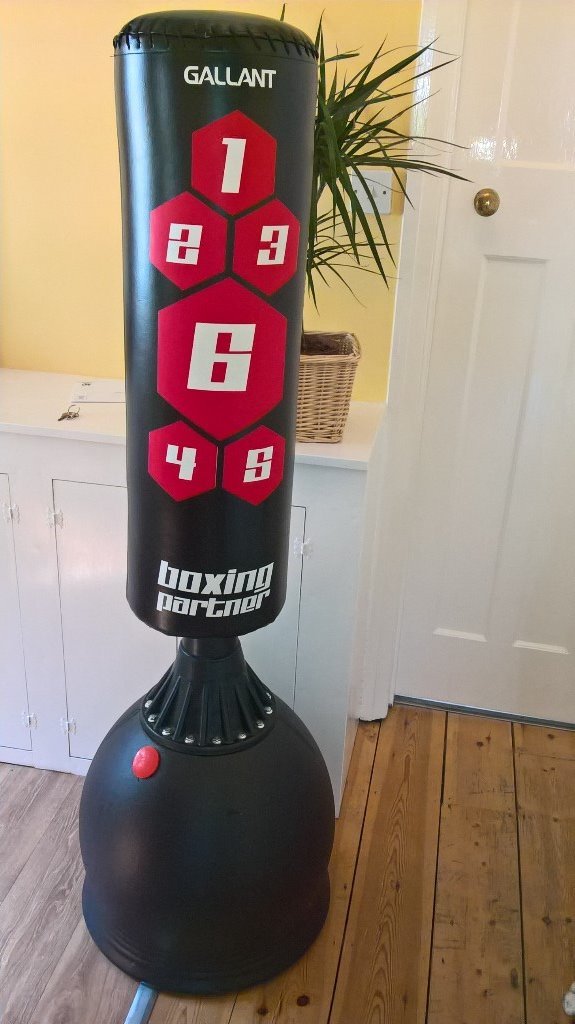 Gallant Boxing Partner Black/Red Punch Bag on stand in Hanham