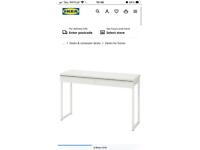 IKEA White High Gloss Desk 
