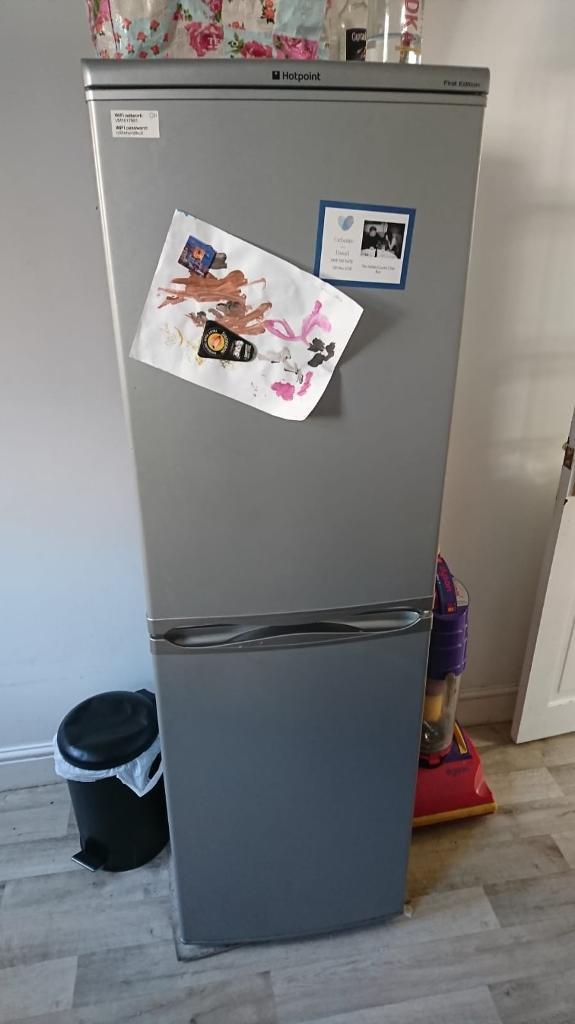SOLD Tall Hotpoint Silver Fridge Freezer in Horwich, Manchester Gumtree