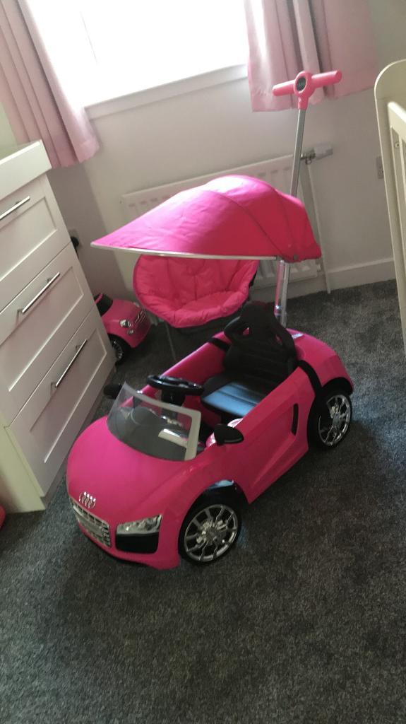 audi toddler push car