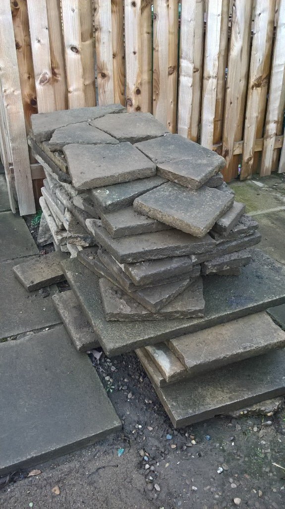 PAVING SLABS (BROKEN) FREE TO COLLECT in Wakefield, West Yorkshire
