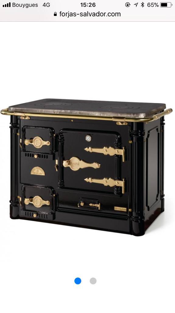 Hergom L09 wood burning range cooker with back boiler for 16 radiators